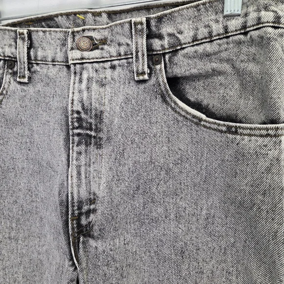 Vintage Levis 550 XX Black Acid Wash Jeans 38x30 - Picture 3 of 8